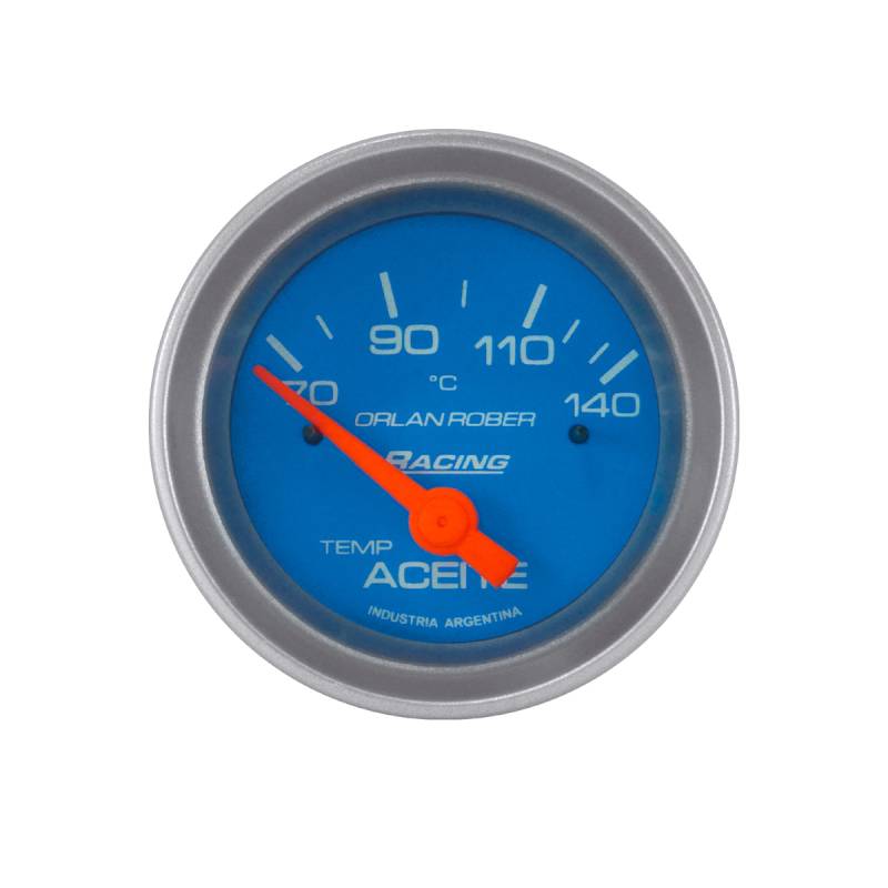 326C12V INSTRUMENTAL RACING 52 MM CELESTE TEMPERATURA DE ACEITE 12V